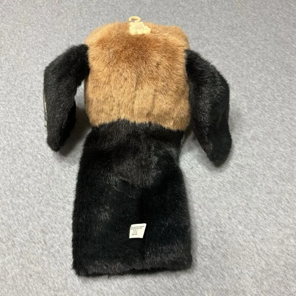 Vintage Geppeddo Deluxe Hand Puppet‎ Hound Dog Plush NWT Moving Mouth Axis